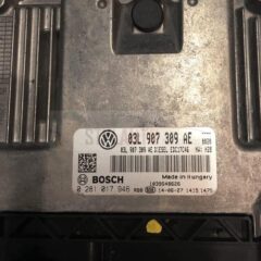 CENTRALITA DE MOTOR VW VOLKSWAGEN PASSAT, BOSCH 0 281 017 946, BOSCH 0281017946, 03L 907 309 AE, 03L907309AE, 1039S48626