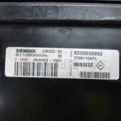 CENTRALITA MOTOR RENAULT MEGANE 1.6 S110030034B S110030034 B 8200035692 SIRIUS 32