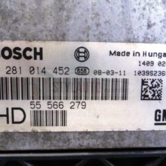 Centralita OPEL ZAFIRA B 1.9 CDTI BOSCH 0 281 014 452, 0281014452, 55 566 279 HD, 55566279 HD