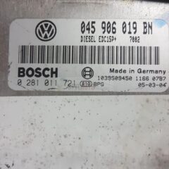 CENTRALITA DE MOTOR VW VOLKSWAGEN FOX, POLO 1.4TDI, BOSCH 0 281 011 721, 0281011721, 045 906 019 BN, 045906019BN