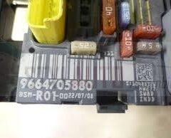 CAJA RELES / FUSIBLES 9664705880 de CITROEN C4 PICASSO (2007 - 2013