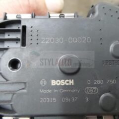 CUERPO DE MARIPOSA TOYOTA YARIS AYGO BOSCH 0 280 750 481, 0280750481, 22030-0Q020, 220300Q020