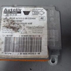centralita de airbags citroen berlingo 603602400 9653190980