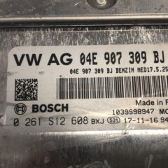 centralita 0261S12608 / 0 261 S12 608. VALIDA PARA: VOLKSWAGEN GOLF VII 1.4 TSI. REFERENCIA VAG: 04E907309BJ / 04E 907 309 BJ