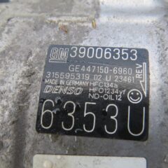 comrpesor de aire acondicionado opel corsa e 447150-6960 39006353