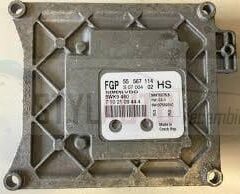 CENTRALITA DE MOTOR OPEL ASTRA ZAFIRA 1.6 Z16XER 1.8 Z18XER SIEMENS VDO 5WK9 460, 5WK9460, FGP 55 567 114 HS, 55567114HS