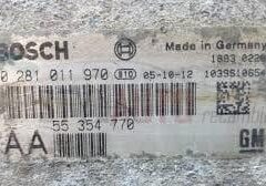 ECU Saab 9-3 1.9 TID 55354770, 55 354 770, 0281011970, 0 281 011 970, 281 011 970
