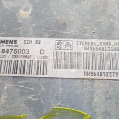 CENTRALITA CAJA DE CAMBIOS CITROEN C3 S118475003D 9654813680 9648922780