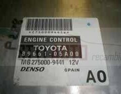 centralita de motor toyota avensis 89661-05a00 8966105a00