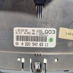 cuadro de relojes mercedes s320 cdi w220 a2205406311