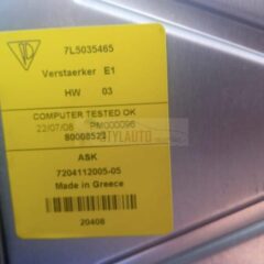 amplificador porsche cayenne 7l5035465 7l5 035 465