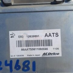 centralita Opel Astra J 2011 Petrol Engine control unit/module ECU 12639891 74kW DIN2037