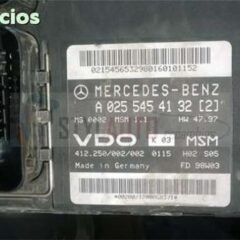 CENTRALITA CAUDALIMETRO MB A0255452132