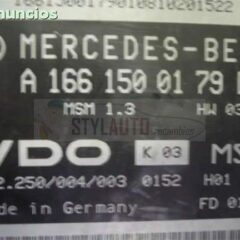 CENTRALITA MERCEDES CLASE A1661500179