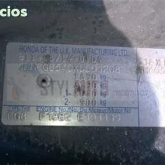MOTOR HONDA ACCORD 1.8 136CV TIPO F18B2
