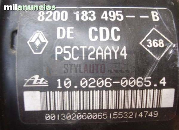 MODULO ABS RENAULT LAGUNA 8200183495B - Imagen 2