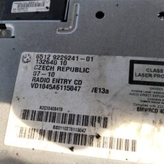 65129229241 AUTORADIO BMW 118 D E87 2.0 D 105KW 6M 5P (2011