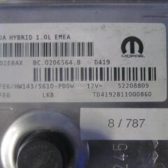 centralita motor fiat panda hibrido 52208809