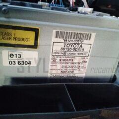 sistema audio / radio cd para toyota yaris live referencia OEM IAM 861200D510 1230001570B101?