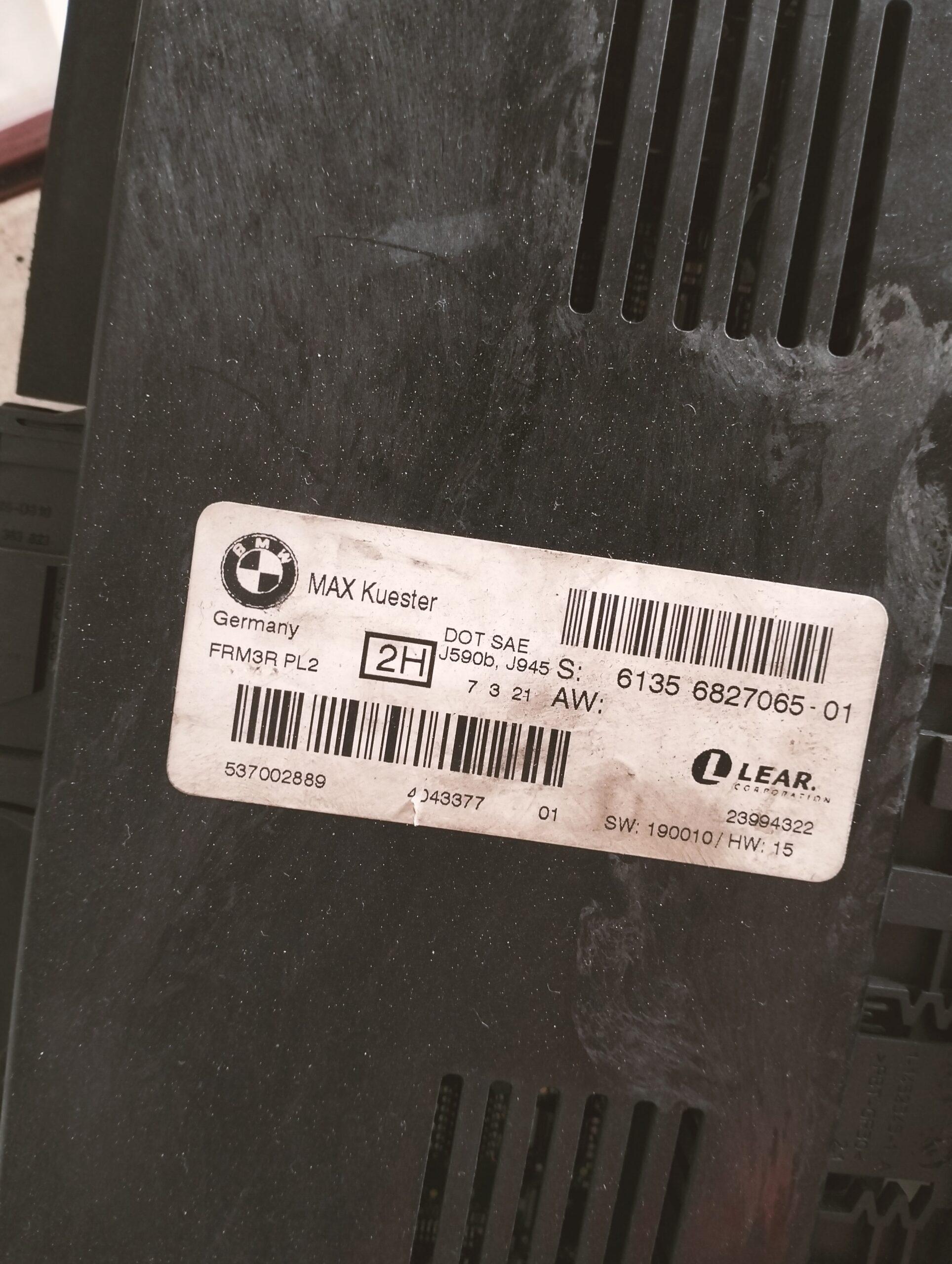 CENTRALITA LUCES FRM BMW SERIE 1 61356827065