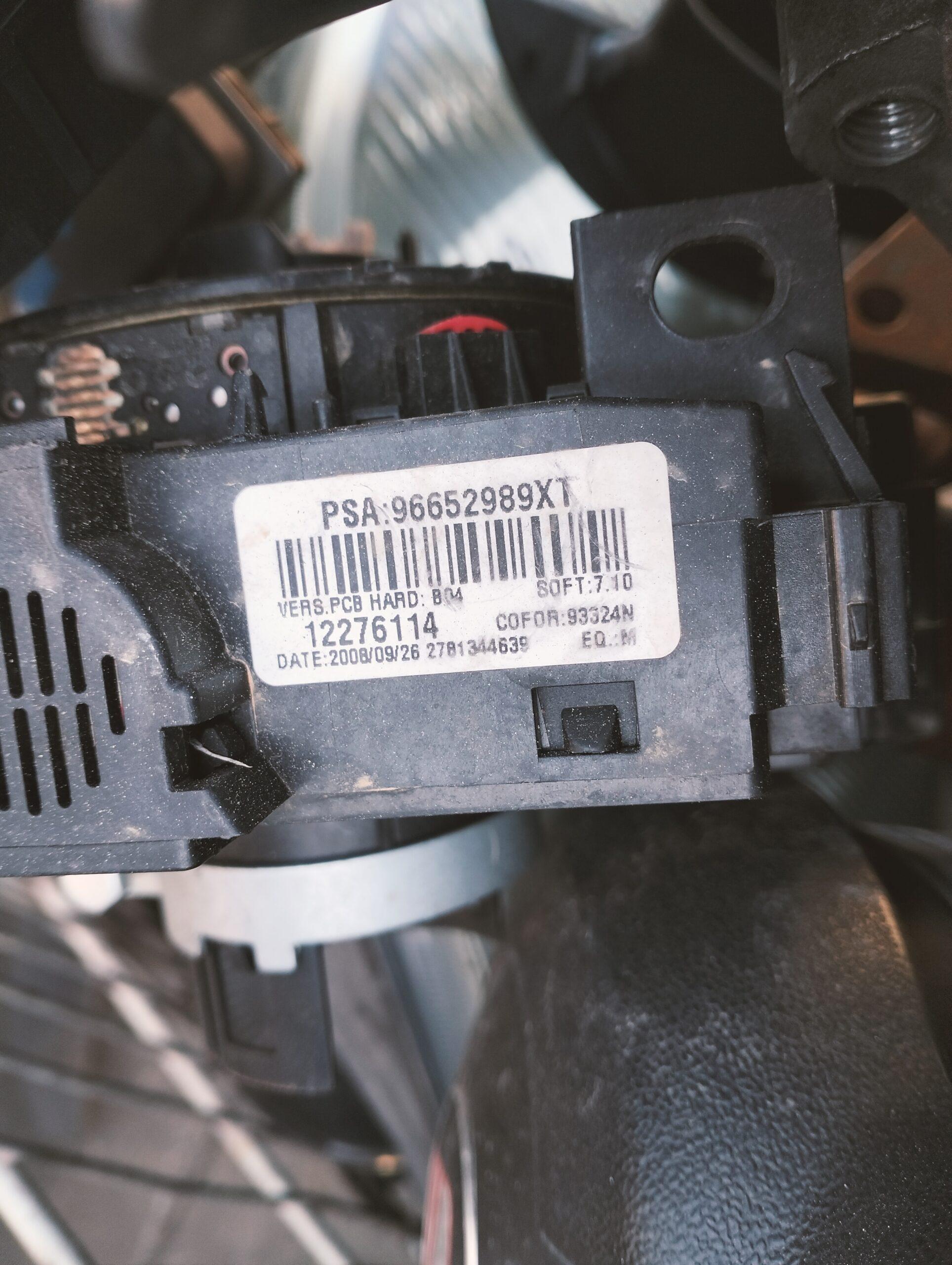 MANDO INTERMITENTES 96652989XT 12276114 compatible con: PEUGEOT 308 SW